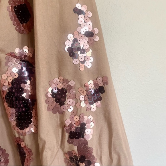 Anthropologie Maeve Bennet Sequin Button-Up Shirt - Picture 6 of 11
